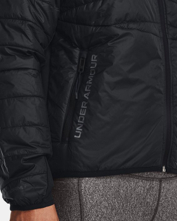 Women's UA Storm Active Hybrid Jacket, Black, pdpMainDesktop image number 3